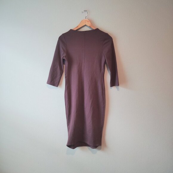 LA CLEF Purple Long Sleeve Dress - Picture 3 of 7